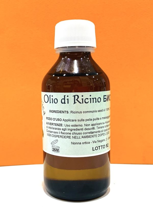 Olio di ricino bio - Nonna Ortica | Erboristeria Erbainfusa Como | Shop Online