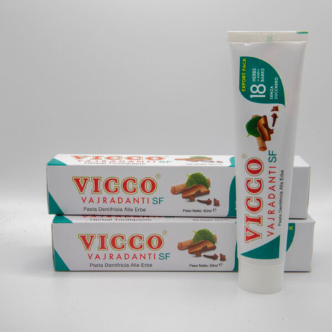 Dentifricio Ayurvedico Pasta - Vicco | Erboristeria Erbainfusa Como | Shop Online