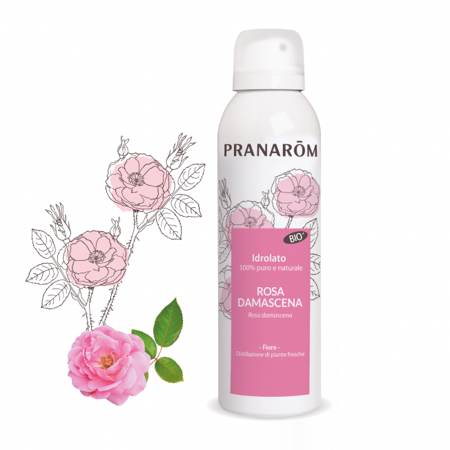 Idrolato rosa damascena - Pranarom | Erboristeria Erbainfusa Como | Shop Online