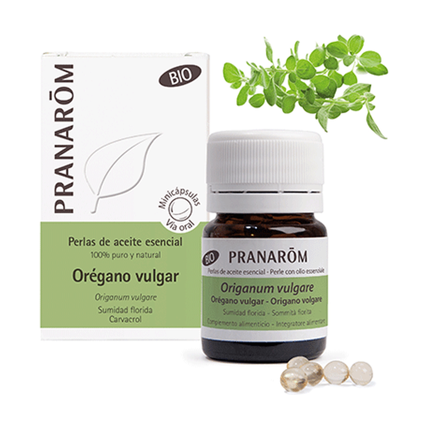 Perle con olio essenziale origano - Pranarom - Pranarom | Erboristeria Erbainfusa Como | Shop Online